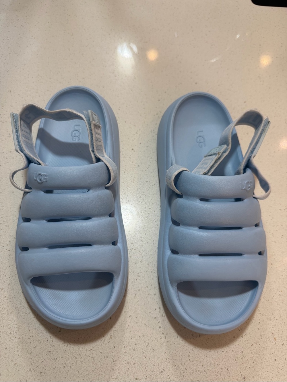 UGG Sport Yeah Baby Blue Sandals